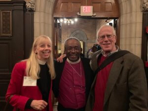Mother Anita and Steve with Bishop Curry