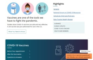 RI Vaccine Website