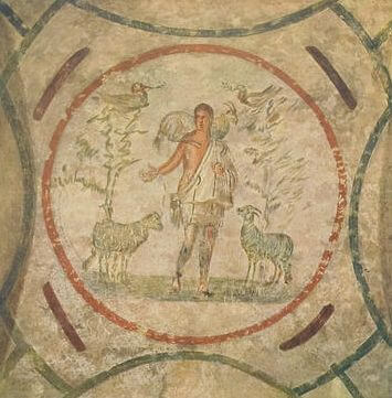 Good Shepherd from Catacombs of Priscilla
