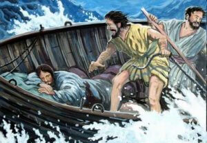Jesus Asleep in a Boat