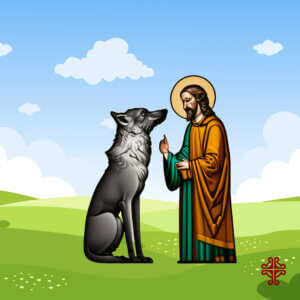 Francis and the wolf